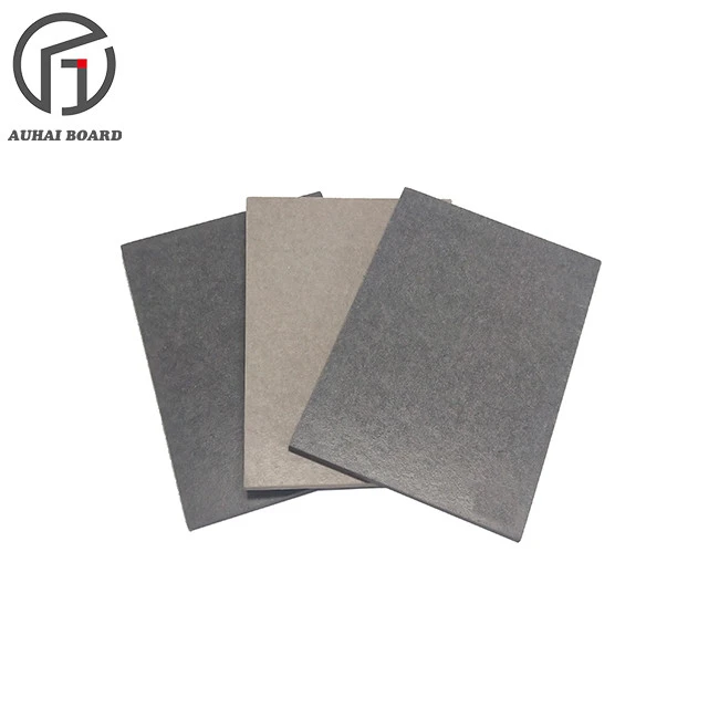 Polished Fiber Cement Exterior Partition Wall Board Panels for Construction Decorative