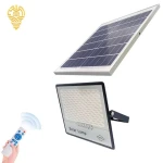 Polysilicon Aluminum Smd3030 Ip67 Waterproof Remote Control Flood Lamp Outdoor 50w 100w 200w 300w Solar Led Flood Light