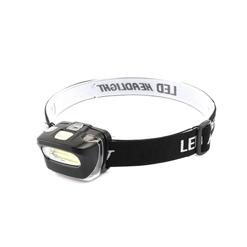 Portable mini COB LED Headlamp USB Rechargeable Camping Head lamp Fishing head light flashlight torch
