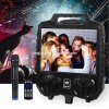 Portable Rechargeable video bt speaker with big screen and karaoke function Home Theatre System