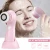 Import Portable Spin Brush Facial Cleansing Brush Set Deep Exfoliating Silicon Customize Face Brush Electric Silicone Face Cleaner from China