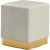 Import Pouf Luxury Liftstyle Small Velvet Upholstered Gold Fancy Stool Square Ottoman from China