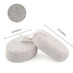 Premium Hard Dead Skin Callus Remover Foot Scrubber File Custom 2 Pcs Exfoliating Natural Pedicure Pumice Stone for Feet