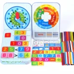 Preschool math teaching AIDS Baby toy manufacturers wholesale Wooden counting sticks