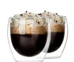 prevent cracking double wall glass cup coffee glass cup