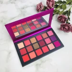 Print your own logo make up Multi colors palette eyeshadow cosmetic with matte and glitter