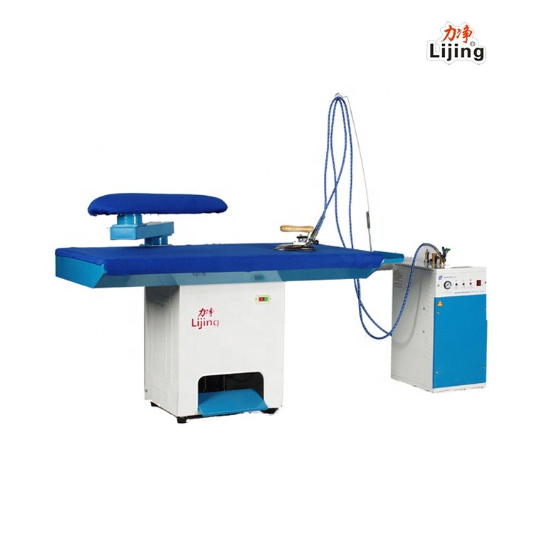Professional clothes vaccum ironing machine with iron for garment factory