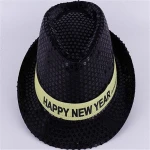 promotion cheap jazzy wholesale panama  bling fedora hat