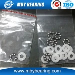 PTFE cage or nylon cage+ full ZrO2 ceramic bearing plane thrust ball bearing F8-16