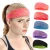 Import Pure Fashion Workout Running Athletic Solid Headband Compression gym Yoga Custom unisex Sports Headband from China