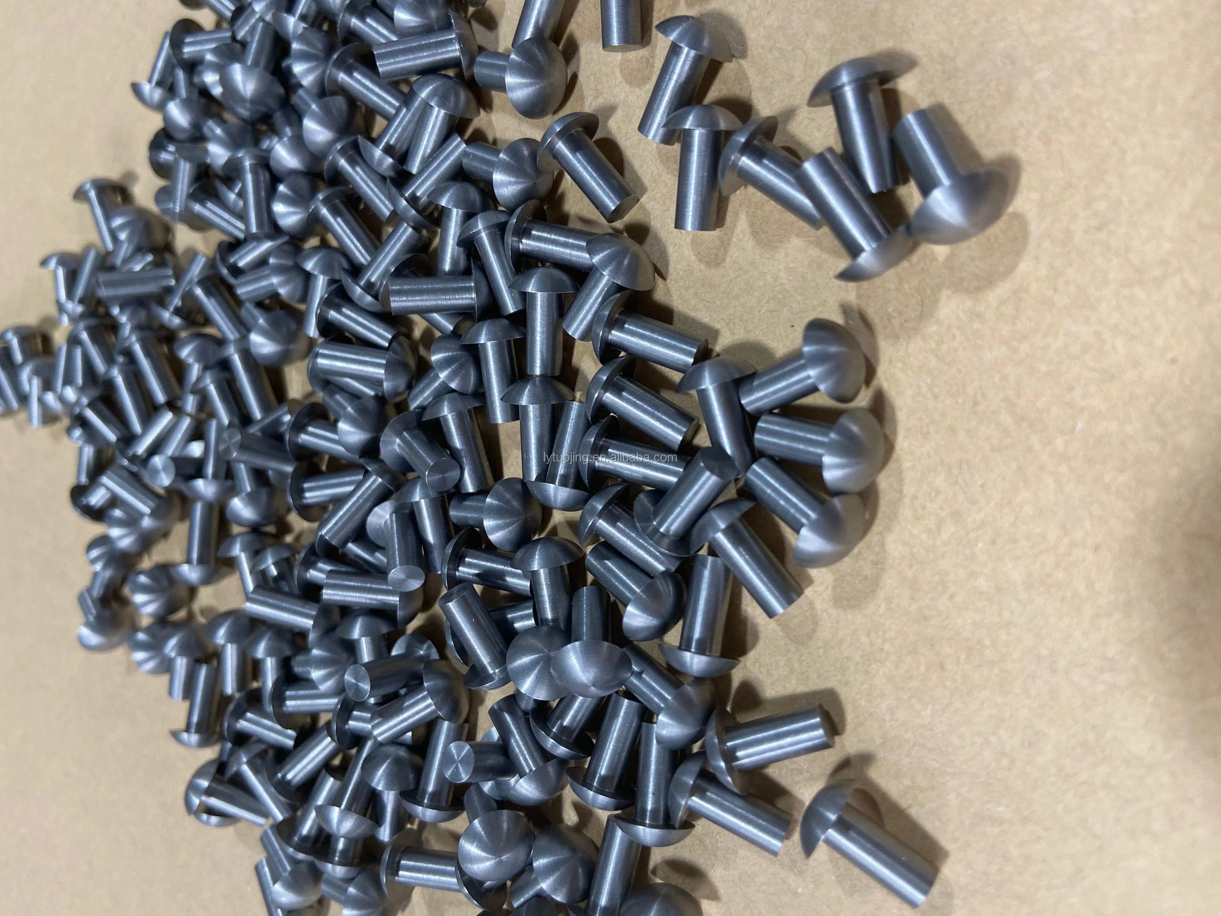 pure tungsten rivet for furance component
