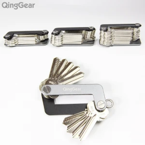 QingGear OKEY Advanced Key Organizer Light Weight Quickly and Easily Open Smart key Holder folder key bar Tool