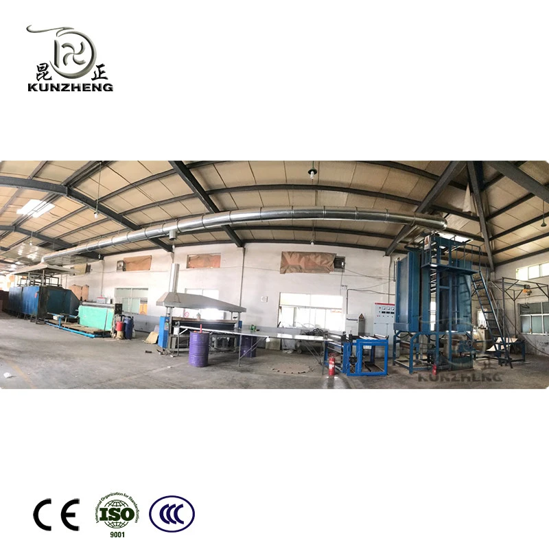 Qingzhou 1100/740type evaporative cooling pad production line cooling pad machine for poultry house animal cooling