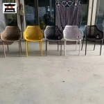Rattan Design PP Coffee Shop Garden Plastic Stool Chair Injection Mould