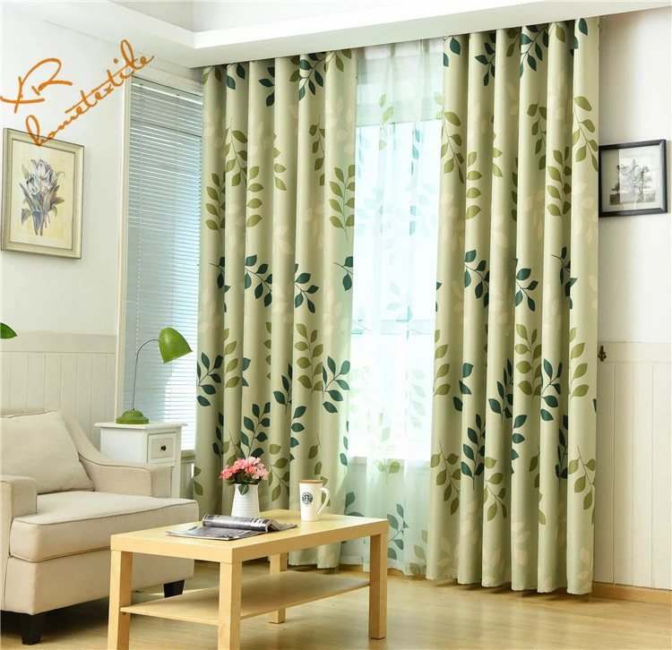 ready made curtain sheer curtains in stock wholesale curtain on line printing voile