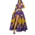 Import Ready to Ship African Women Summer Crop Top  long sleeves with long split skirt dress Africa Dresses for Women from China