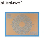 Rectangle Top Quality Silicone Glass Fibber Mat For Dessert Pastry