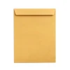 Recyclable kraft paper A4 C4 Plain white Envelope with sealing double-sided tape