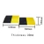 Import Reflective Durable High-strength plastic speed hump Length 500mm  Width 350mm,  Height 40mm traffic speed bump from China
