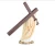Import Religious items jesus carrying cross on the way resin antique catholic statues from China