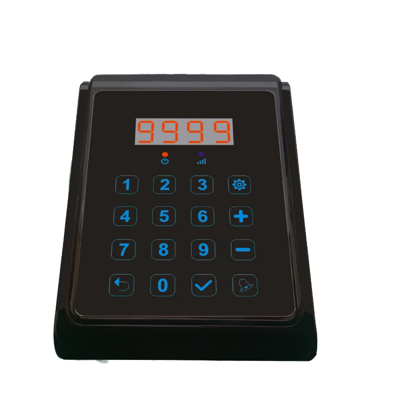 Restaurant queue management wireless waiter calling guest wireless paging system with 10 pager