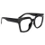 Import Retro Charming Unisex Black Square Acetate Wide Big Sized Optical Eyeglasses Frame from China