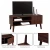 Import Retro Mid-Century Old Storage Shelf Walnut Color Simple Design TV Standing from China