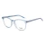 Import RGE018 New designer clear acetate optical glasses frames from China