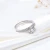 Import RINNTIN SR245 Classic Romantic Design Diamond Cutting Wedding Jewelry 925 Sterling Silver Ladies Rings from China