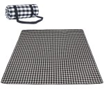 Roll Up Leather PP Webbing Strap Amazon Hot Sell Fashionable Acrylic Easy-carrying Picnic Rug Blanket