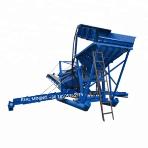 Rotary gold trommel screen separator for gold washing gold recovery plant