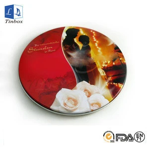 Round Media Packaging CD Tin Case