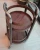 Import round wooden liquor trolley from China