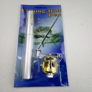 Russia Hot Pen Fishing Rod Pocket Size Pen Shaped Collapsible Fishing Rod Pole