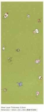 Safety Rubber Kids Playground Floor Anti-Skid Plastic Floor For Wet Place Area