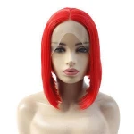 sakuraprincess centre parting synthetic red bob lace front wig