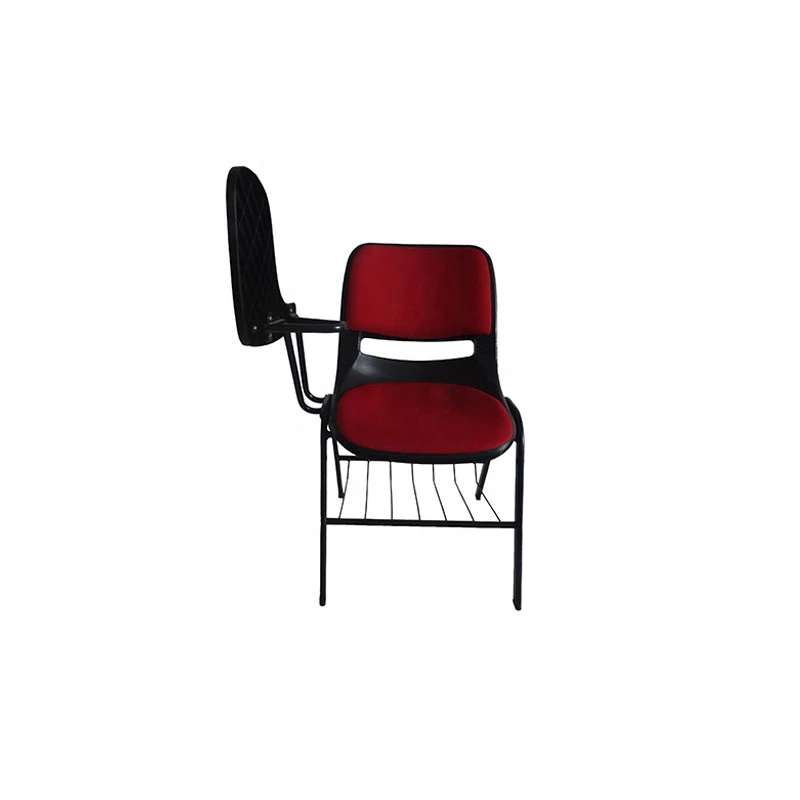 School and Office Meeting Use Easy Writing and Soft Cushion Plastic Ergonomic Training Chair