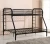 Import School furniture 2 tires double decker steel metal bunk bed from China