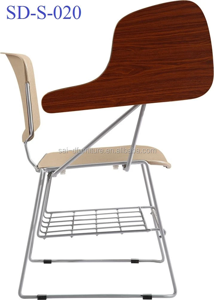SD-S-020 College Furniture Plastic College Student Training Room Chair With Tablet
