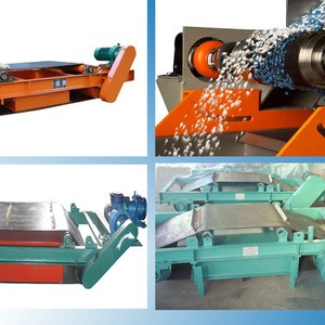 Self-cleaning Iron conveyor belt magnetic separator For Waste Recycling