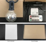 Shenzhen dedocration G40 25Bulbs 25ft warm white outdoor LED copper wire LED string light fairy lights party  garden light