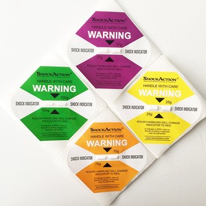 shockaction impact labels for logistic company