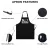 Import short adjustable chef design cooking apron from China