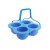 Import Silicone Baby Food Storage Trays- Reusable Food Freezer Container Silicon Tray With Clip On Lid from China