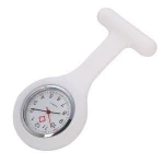 Silicone Fashion Silicone Nurses Watch Brooch Tunic  Pocket Stainless Dial Watches  Watch With Battery