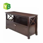 Simple Design X Side Frame Safe Black Living Room sideboard
