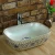 Import Single hole shallow wash basin square ceramic bathroom sink from China