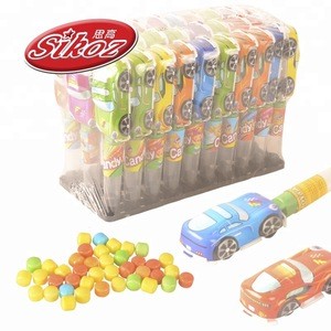 SK-T1021 colorful small racing car toy with candy