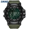 Smael 1617B Fashion Mens Bluetooth Smart Watches Military Army Sport Dual Time Quartz Led Digital Watch