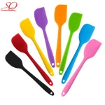 Small Size 21cm Food grade Silicone Basting Pastry Scraper Baking Butter Spatula Grill Silicone Cooking Cake Scream Bbq Scraper